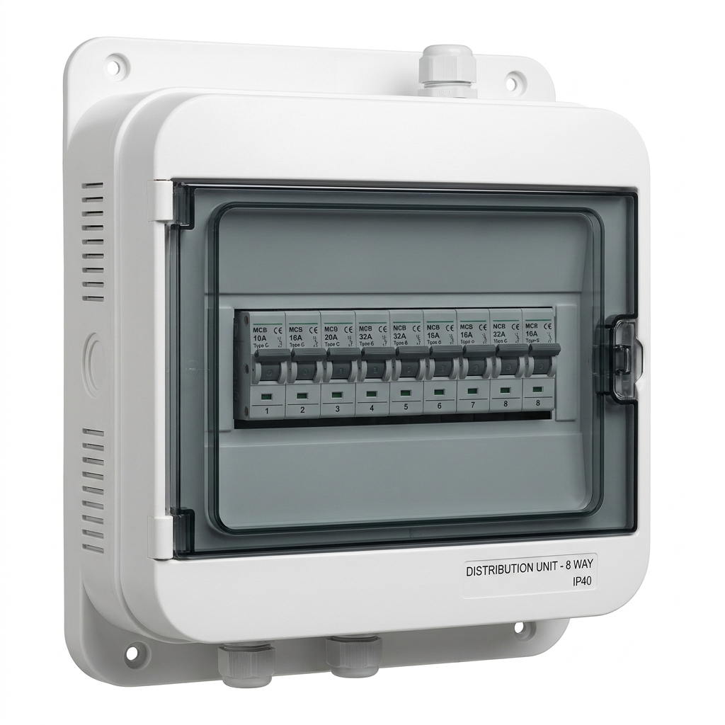 Tủ điện nhựa nổi 8 module